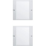 Gira 213203 Wippenset 2f (1+1) BSF System 55 Klar/Reinweiß 