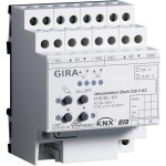 Gira 215200 Jalousieaktor 2-fach AC 230V mit Handbetätigung für KNX 