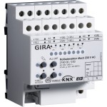 Gira 216000 Rollladenaktor 4-fach AC 230V mit Handbetätigung für KNX 