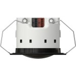 Gira 2222550 Präsenzmelder Mini Komfort mit flacher Bauform und flexiblem Montagekonzept Schwarz 