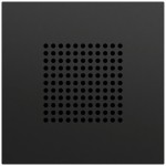 Gira 228274 Lautsprecher zum Anschluss an Gira Unterputz-Radio, schwarz matt lackiert 