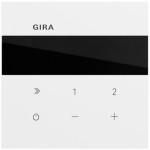 Gira 232072 Internetradio zur Unterputzmontage mit WLAN, Bluetooth, Sonos-Bedienung, Favoritentasten und Weckfunktion 
