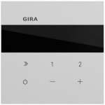 Gira 232076 Internetradio zur Unterputzmontage mit WLAN, Bluetooth, Sonos-Bedienung, Favoritentasten und Weckfunktion 