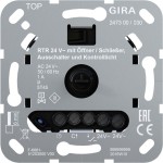 Gira 247300 Einsatz Raumtemperaturregler 24V mit Öffner bzw. Schließer Ausschalter und Kontrolllicht 