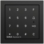 Gira 260574 Keyless In Codetastaturmodul System 70 Schwarz matt lackiert 