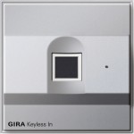 Gira 261765 Keyless In Fingerprint-Leseeinheit Farbe Alu 