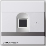 Gira 261766 Keyless In Fingerprint-Leseeinheit Reinweiß 