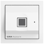 Gira 261772 Keyless In Fingerprintmodul System 70 Reinweiß matt lackiert 