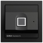Gira 261774 Keyless In Fingerprintmodul System 70 Schwarz matt lackiert 