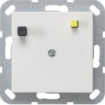 Gira 266403 FI-Schutzschalter mit 30 mA Fehlerstromauslösung, passend für System 55 Programmübergreifend, in Reinweiß 