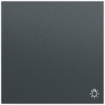 Gira 328573 Wippe mit Lichtsymbol in anthrazit lackiert passend für System 70 Programmübergreifend (Zubehör) 