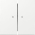 Gira 363170 Wippe 2f Kontrollf. Flächenschalter Reinweiß 