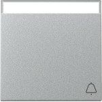 Gira 367326 Wippe mit Klingel-Symbol und Beschriftungsfeld in Alu passend für System 55 Programmübergreifend 