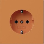 Gira 4188709 SCHUKO-Steckd. ZSV Flächenschalter Orange 