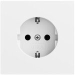 Gira 418872 SCHUKO-Steckd. System 70 Reinweiß m(lack.) 