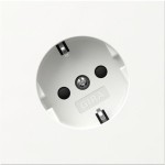 Gira 441870 SCHUKO-Steckd. 30° + SP Flächenschalter Reinweiß 