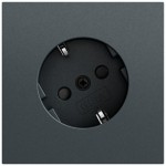 Gira 441873 SCHUKO-Steckdose 16 A 250 V~ mit um 30° gedrehtem Einsatz und erhöhtem Berührungsschutz, lackiert 
