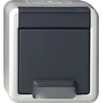 Gira 444030 SCHUKO-Steckd. KD WG AP Grau 