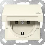 Gira 445401 SCHUKO-Steckd. KD System 55 Cremeweiß 