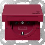 Gira 4454108 SCHUKO-Steckd. KD WSV System 55 Rot 