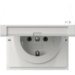 Gira 445470 SCHUKO-Steckd. KD Flächenschalter Reinweiß 