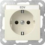 Gira 446201 SCHUKO-Steckd. BSF + SP System 55 Cremeweiß 