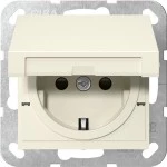 Gira 475401 SCHUKO-Steckd. KD + SP SRK System 55 Cremeweiß 