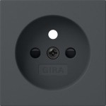 Gira 494528 Abdeckung für Steckdose mit Erdungsstift 16 A 250 V~ und erhöhtem Berührungsschutz nach DIN VDE 0620-1 