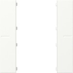 Gira 501727 Wippenset 1fach passend für Tastsensor 4.55 Plus in Reinweiß seidenmatt, kompatibel mit System 55 