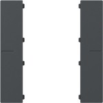 Gira 501728 Wippenset 1-fach passend für Tastsensor 4.55 Plus in Anthrazit aus der Serie System 55 Programmübergreifend 