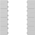 Gira 5020015 Wippenset 4-fach passend für Tastsensor 4.55 Plus in Grau matt aus der Serie System 55 Programmübergreifend 