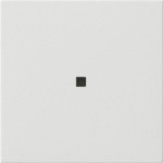 Gira 510403 RF Multi Bedienaufsatz 1-fach für KNX mit integriertem Temperatursensor und parametrierbarer Tasten Reinweiß 