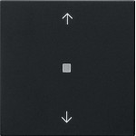 Gira 5105005 RF Bedienaufsatz 1-fach mit Pfeilsymbolen für KNX zur Steuerung von System 3000 Einsätzen 