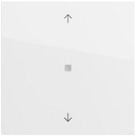 Gira 510570 RF Multi Bedienaufsatz 1-fach mit Pfeilsymbolen für KNX zur Steuerung von System 3000 Einsätzen Reinweiß 
