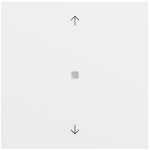 Gira 510572 RF Multi Bedienaufsatz 1-fach mit Pfeilsymbolen für KNX, kompatibel mit System 70 Programmübergreifend 