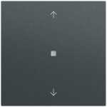 Gira 510573 RF Multi Bedienaufsatz 1-fach mit Pfeilsymbolen für KNX zur Steuerung von System 3000 Einsätzen 