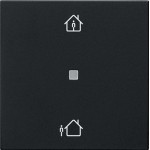 Gira 5106005 RF Multi Bedienaufsatz 1fach Heizmodus für KNX zur Steuerung von System 3000 Einsätzen und entfernten KNX 
