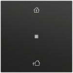 Gira 510674 Multi Bedienaufsatz 1-fach mit Heizmodus für KNX Steuerung, passend für System 70 Programmübergreifend 