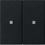 Gira 5107005 RF Multi Bedienaufsatz 2-fach für KNX zur Steuerung von System 3000 Einsätzen und entfernten KNX Geräten 