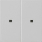 Gira 5107015 RF Multi Bedienaufsatz 2-fach für KNX zur Steuerung von System 3000 Einsätzen und entfernten KNX Geräten 
