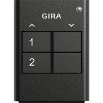 Gira 512200 RF Handsender 2-fach für KNX Anthrazit 