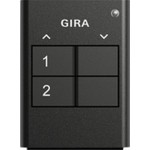 Gira 512200 RF Handsender 2-fach für KNX Anthrazit 