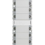 Gira 513600 Tastsensor 3 Komfort 6-fach (3+3) für KNX System 55 mit Inbetriebnahme-Wippe 