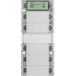 Gira 514500 Tastsensor 3 Plus 5-fach (2+3) für KNX System 55 mit Inbetriebnahme-Wippe 