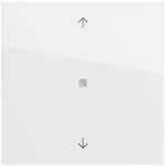 Gira 517270 Taster Wippe 1f Pfeile OneKNX System 70 Reinweiß 