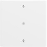 Gira 517272 Taster Wippe 1f Pfeile OneKNX System 70 Reinweiß matt lackiert 