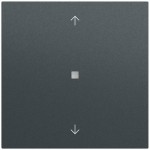 Gira 517273 Taster Wippe 1f Pfeile OneKNX System 70 Anthrazit lackiert 
