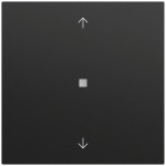 Gira 517274 Taster Wippe 1f Pfeile OneKNX System 70 Schwarz matt lackiert 
