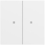 Gira 517372 Taster Wippe 2f OneKNX System 70 Reinweiß matt lackiert 
