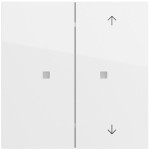 Gira 517570 Taster Wippe 2f unbedruckt Pfeile OneKNX System 70 Reinweiß 